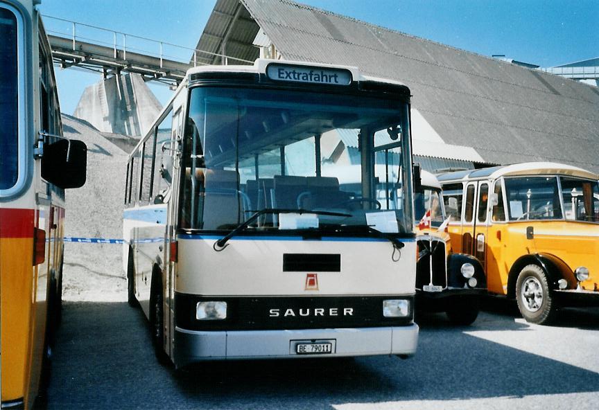 (110'614) - Roth, Niederwangen - BE 79'011 - Saurer/R&J (ex V�gtli, Seewen; ex Hartmann, K�blis Nr. 34; ex Hartmann, K�blis Nr. 11) am 30. August 2008 in Niederbipp, Saurertreffen