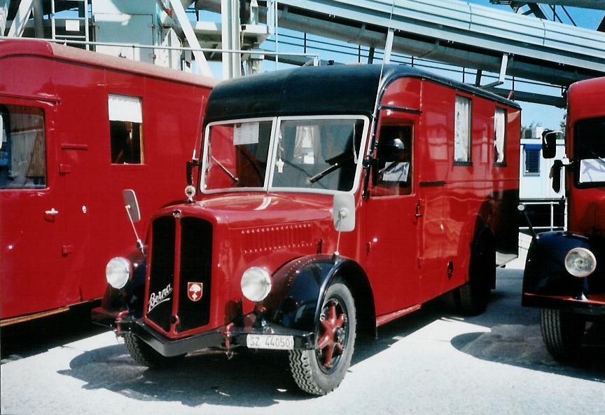 (110'632) - M�ller, Lauerz - SZ 44'050 - Berna/Hess (ex KTA Bern) am 30. August 2008 in Niederbipp, Saurertreffen