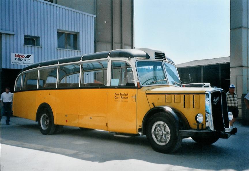 (110'716) - Studach, Teufen - AR 33'090 - Saurer/FHS (ex M+79'512; ex P 23'155; ex P 2242) am 30. August 2008 in Niederbipp, Saurertreffen