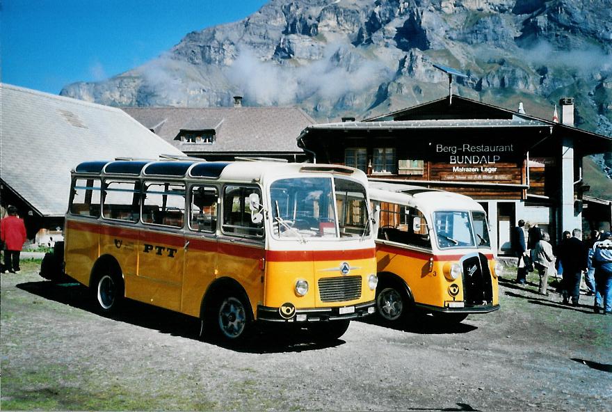 (111'201) - Schmid, Th�rishaus - Nr. 9/BE 26'105 - Saurer/R&J (ex Geiger, Adelboden Nr. 9) am 27. September 2008 in Kiental, Bundalp