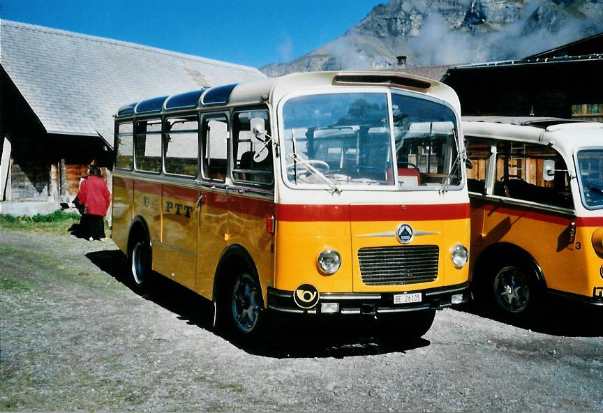 (111'202) - Schmid, Th�rishaus - Nr. 9/BE 26'105 - Saurer/R&J (ex Geiger, Adelboden Nr. 9) am 27. September 2008 in Kiental, Bundalp