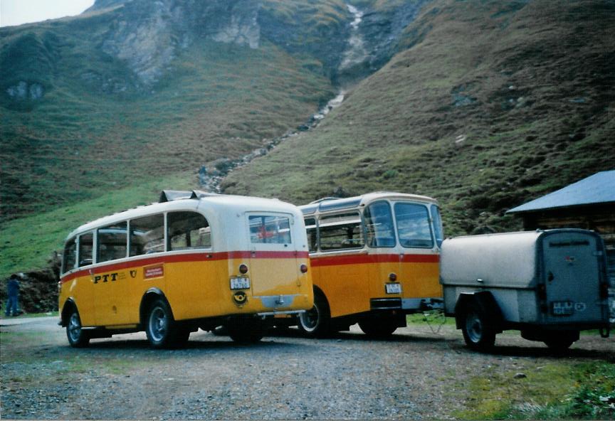 (111'208) - Schmid, Th�rishaus - Nr. 3/BE 26'760 - Saurer/Gangloff (ex Geiger, Adelboden Nr. 3) am 27. September 2008 in Kiental, Bundalp