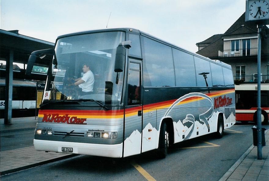 (111'228) - Roth, Chur - GR 21'414 - Volvo/Dr�gm�ller am 27. September 2008 beim Bahnhof Spiez