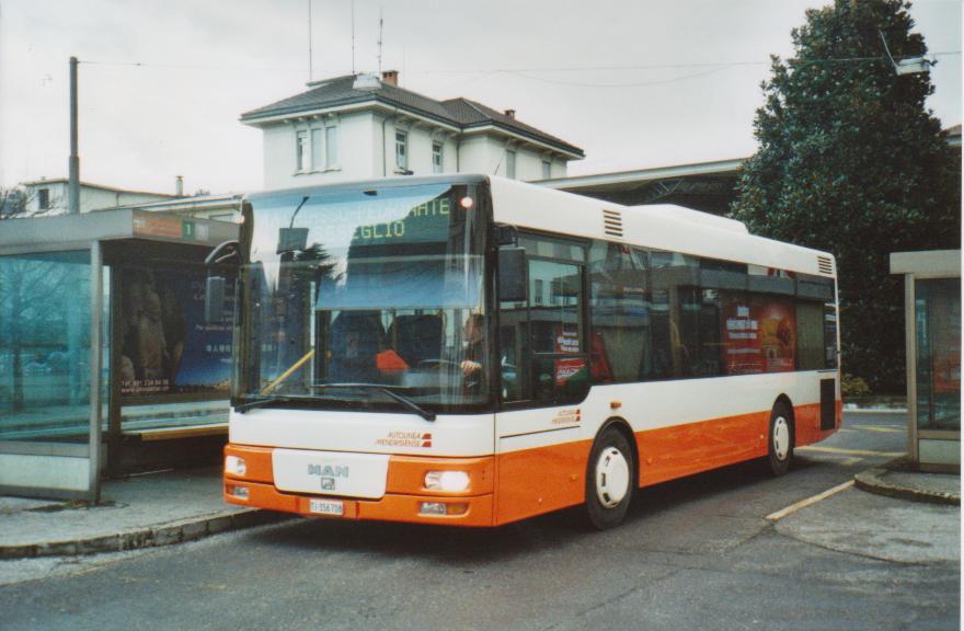 (112'519) - AMSA Chiasso - Nr. 8/TI 156'708 - MAN/G�ppel am 9. Dezember 2008 in Chiasso, Confine
