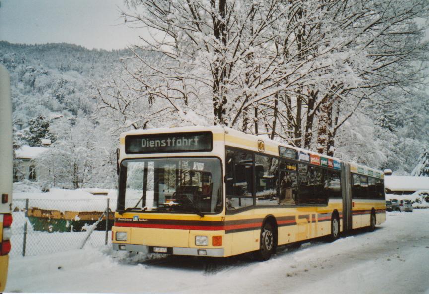 (112'932) - STI Thun - Nr. 73/BE 387'073 - MAN am 17. Dezember 2008 bei der Schiffl�ndte Thun