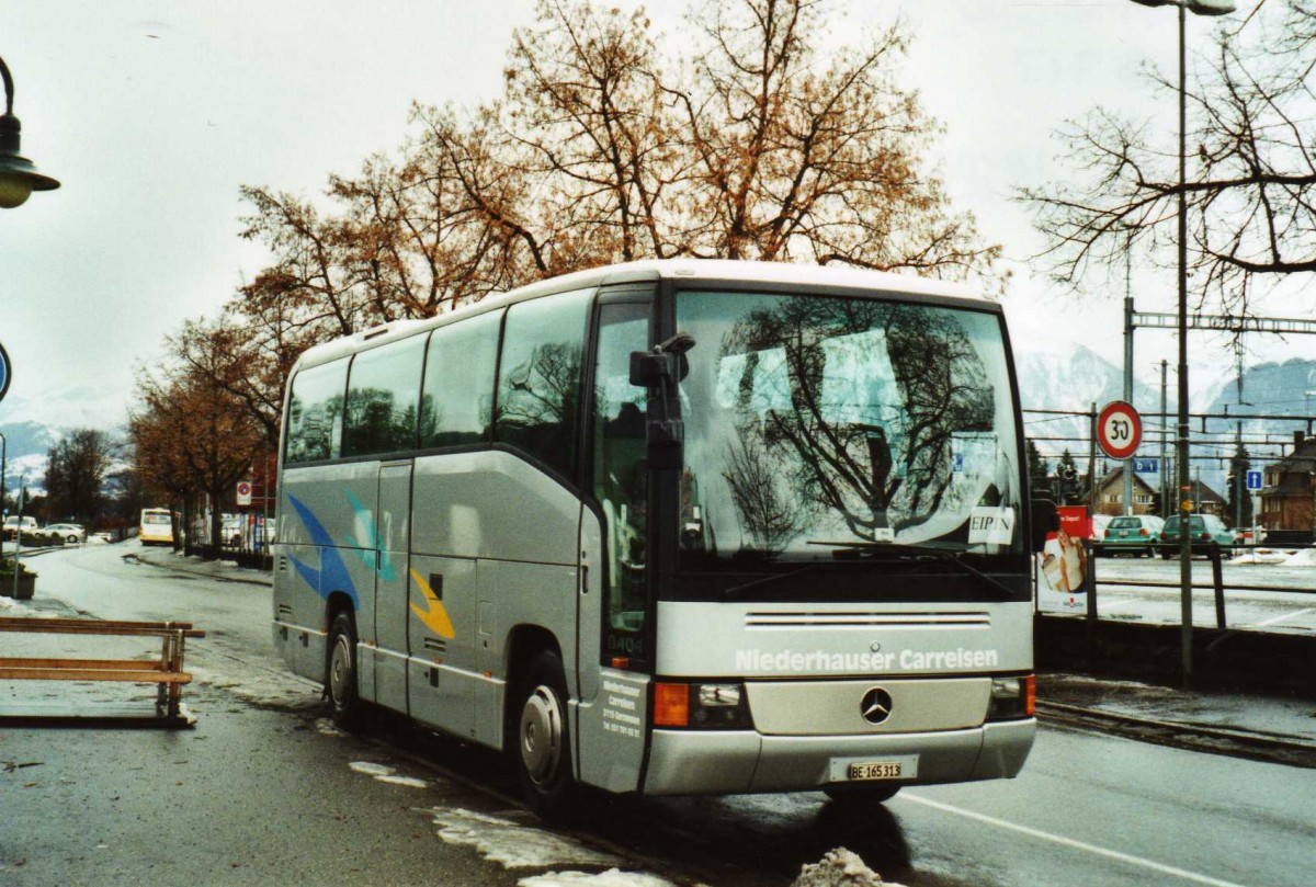 (114'129) - Niederhauser, Gerzensee - BE 165'313 - Mercedes am 23. Januar 2009 bei der Schiffl�ndte Thun