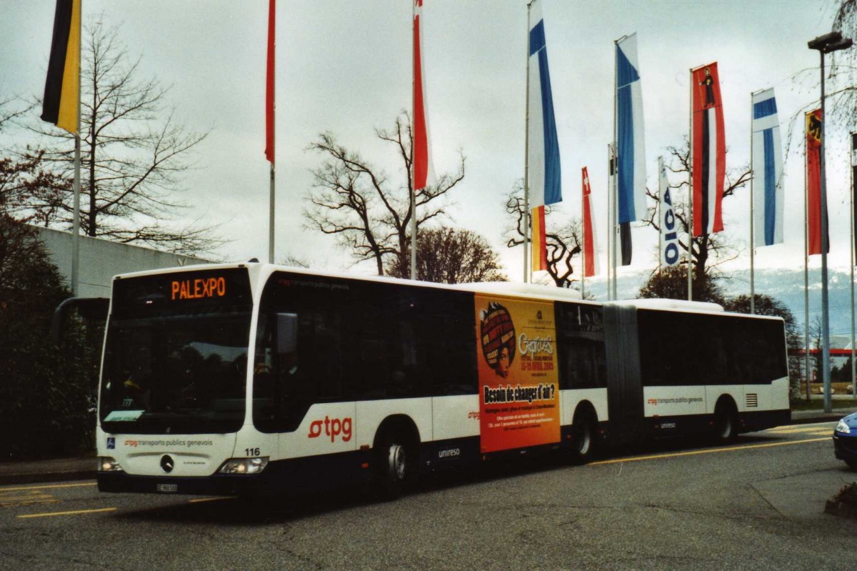 (114'825) - TPG Gen�ve - Nr. 116/GE 960'500 - Mercedes am 8. M�rz 2009 in Gen�ve, Palexpo