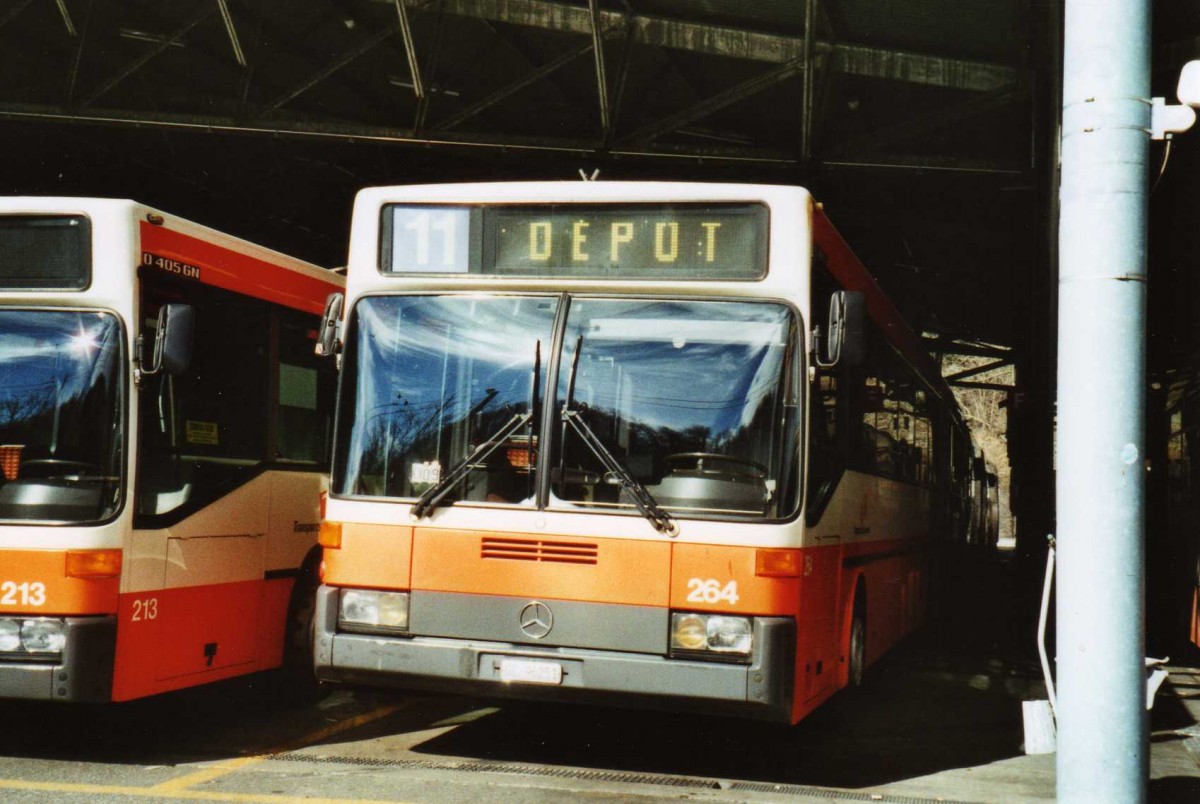 (114'925) - TPG Gen�ve - Nr. 264/GE 96'251 - Mercedes am 8. M�rz 2009 in Gen�ve, D�p�t
