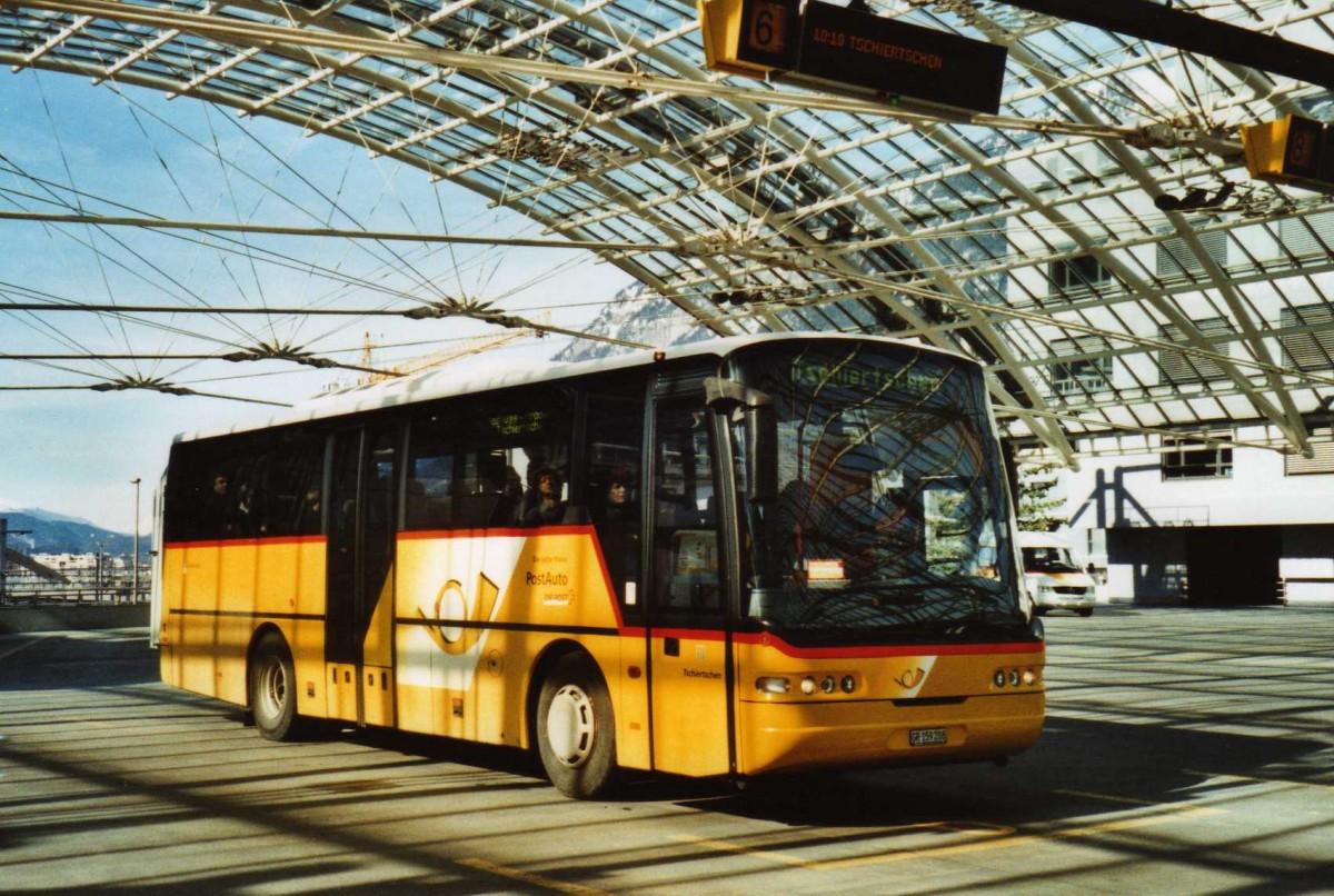 (115'107) - PostAuto Graub�nden - GR 159'208 - Neoplan (ex P 25'083) am 14. M�rz 2009 in Chur, Postautostation