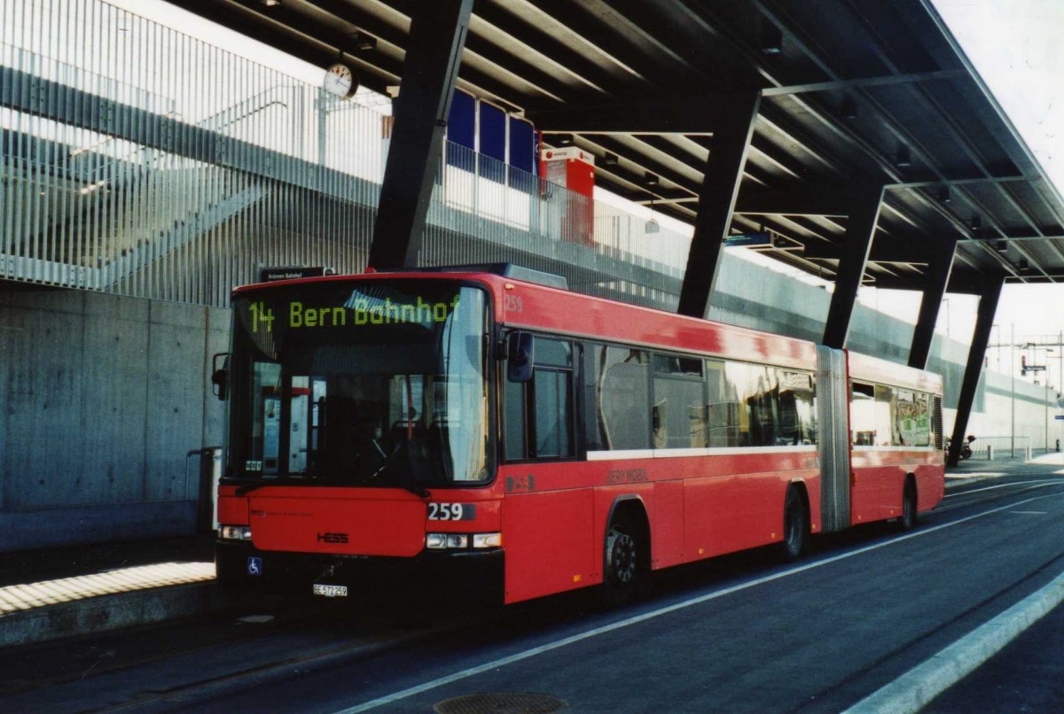 (115'230) - Bernmobil, Bern - Nr. 259/BE 572'259 - Volvo/Hess am 16. M�rz 2009 in Bern, Westside