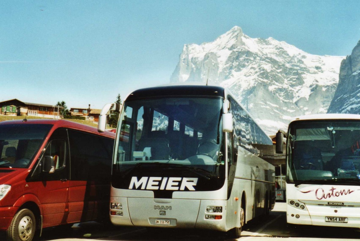 (115'735) - Meier, Z�rich - ZH 316'751 - MAN am 5. April 2009 in Grindelwald, Grund