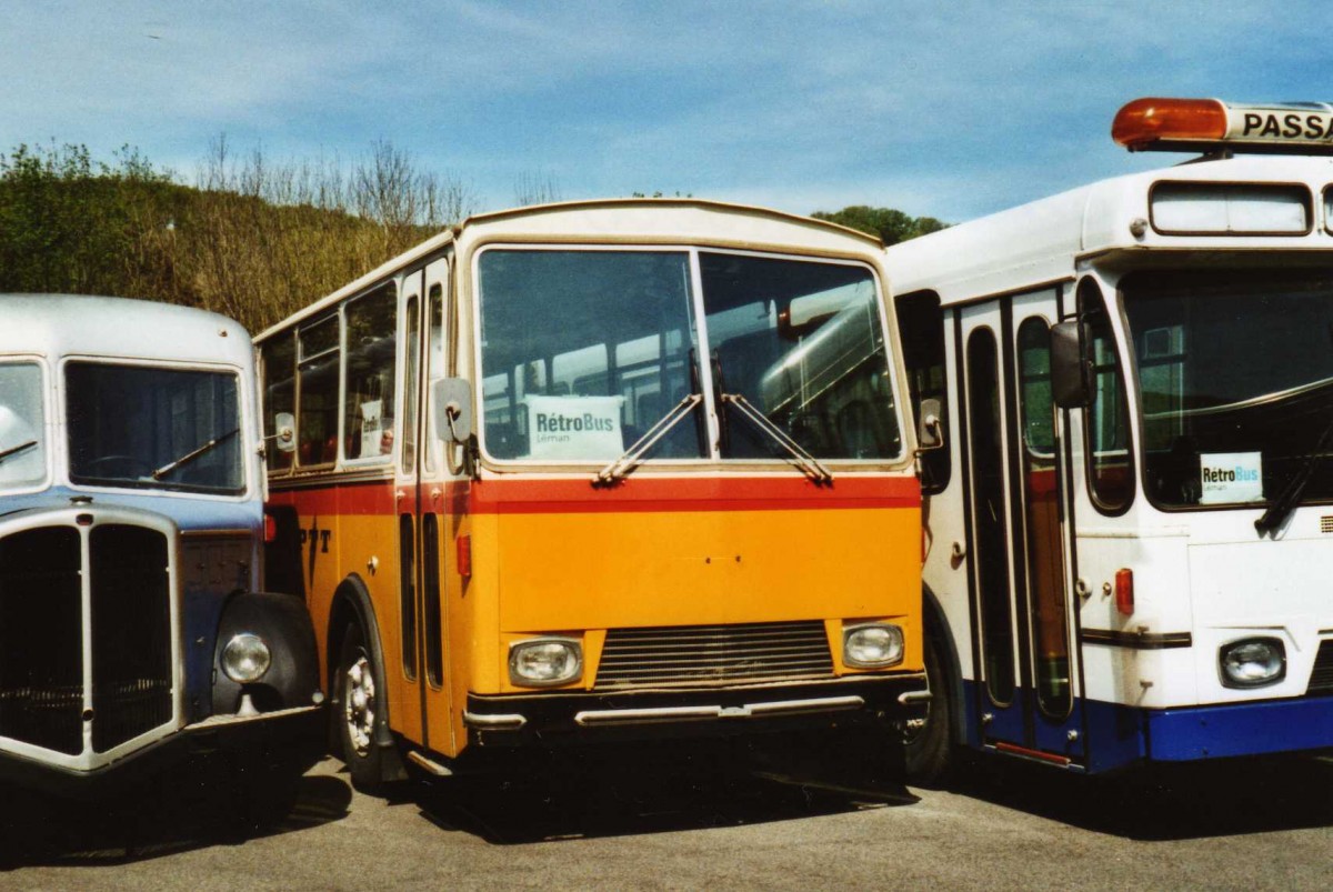 (116'118) - Perrodin, Le Ch�ble (R�trobus) - Nr. 4 - Saurer/Lauber am 25. April 2009 in Bressonnaz, R�trobus (Teilaufnahme)