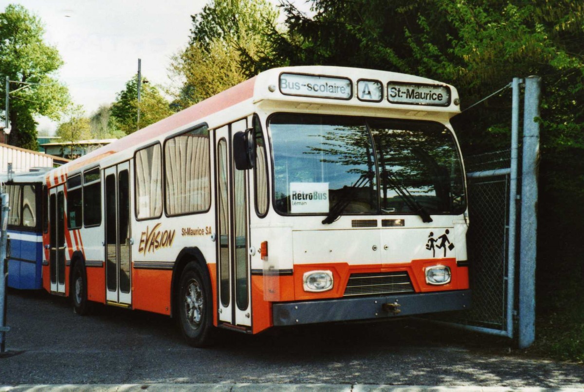 (116'122) - Evasion, St-Maurice (R�trobus) - FBW/Hess-Lauber (ex TPG Gen�ve Nr. 538; ex TPG Gen�ve Nr. 248) am 25. April 2009 in Bressonnaz, R�trobus