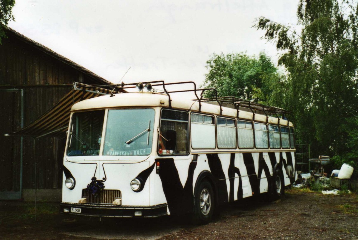 (117'121) - K�ndig, Affeltrangen - TG 29'088 - FBW/R&J (ex P 25'505; ex P 22'304) am 6. Juni 2009 in Thayngen, Saurertreffen