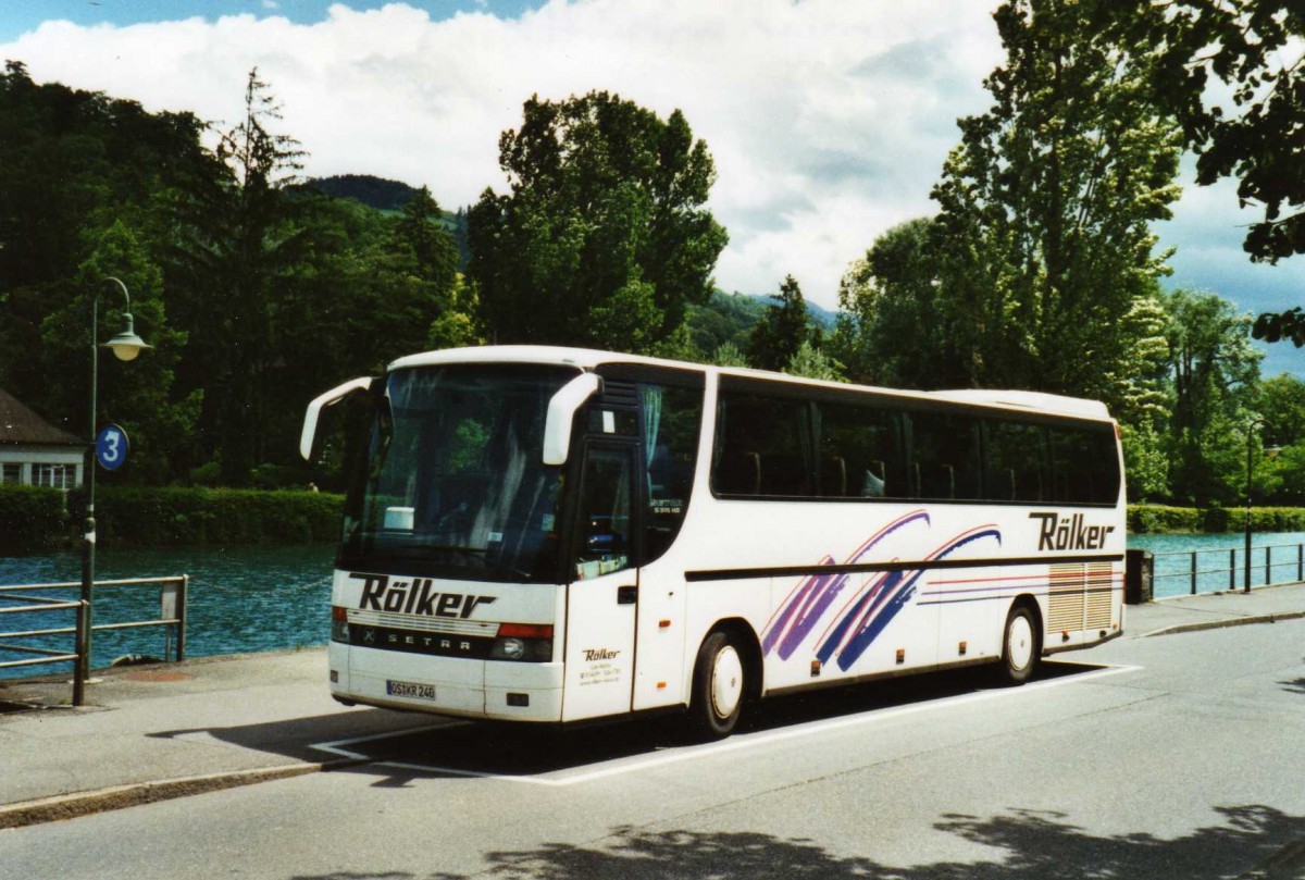 (117'532) - Aus Deutschland: R�lker, Georgsmarienh�tte - OS-KR 240 - Setra am 11. Juni 2009 bei der Schiffl�ndte Thun