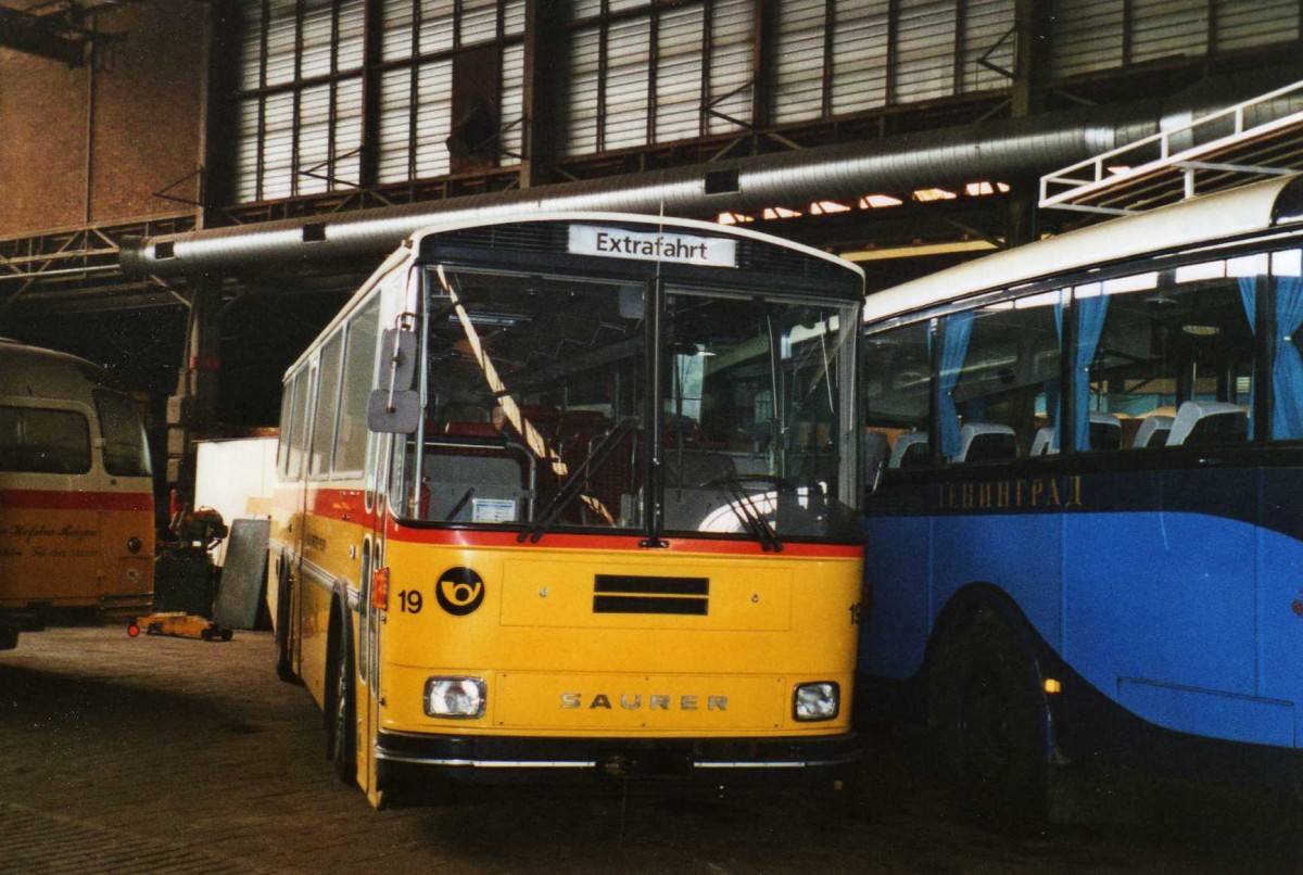 (118'509) - FRAM Drachten - Nr. 19 - Saurer/T�scher (ex Karlen, Stalden Nr. 4; ex P 24'240) am 7. Juli 2009 in Drachten, Autobusmuseum