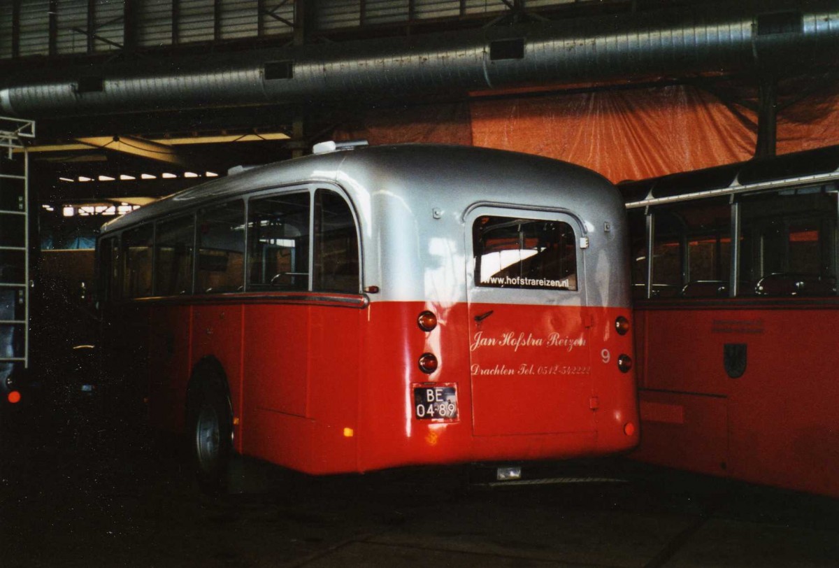 (118'510) - FRAM Drachten - Nr. 9/BE-04-89 - Saurer/R&J (ex Billieux, Martigny; ex H�sler, Rickenbach) am 7. Juli 2009 in Drachten, Autobusmuseum