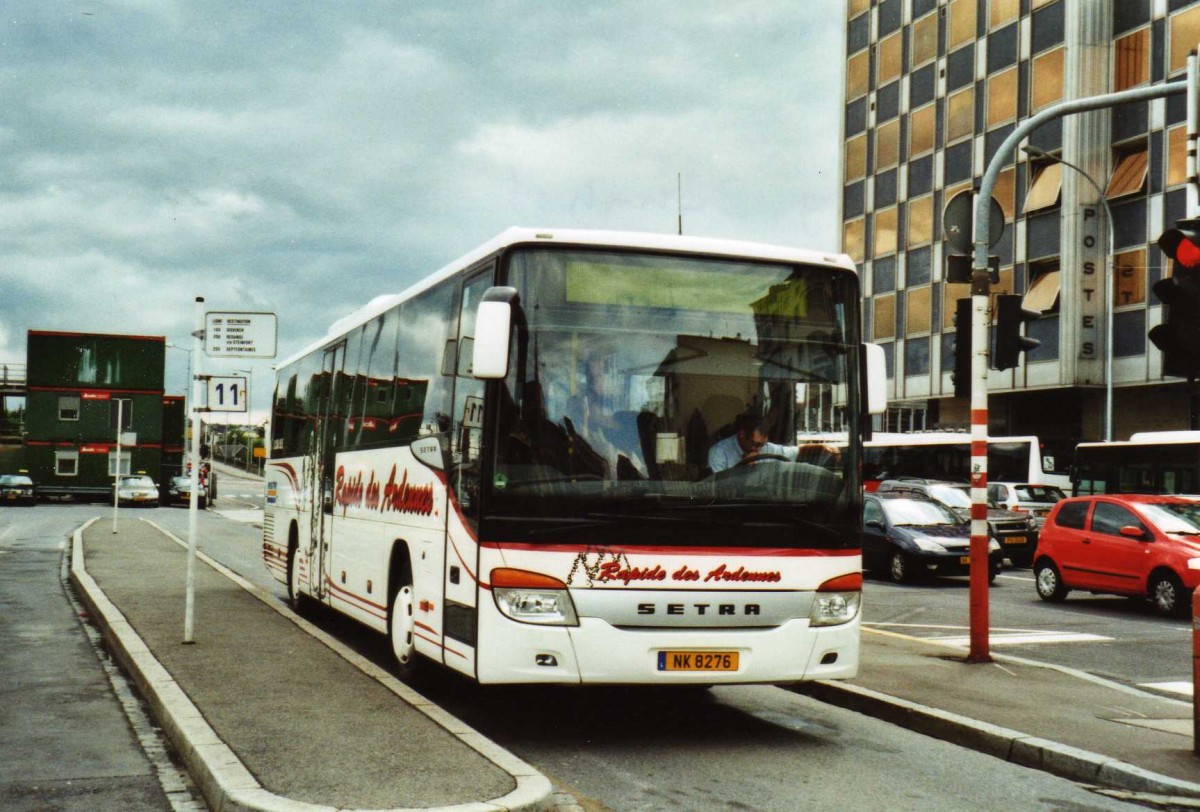 (118'815) - Schammo-Heinen, Perl� - NK 8276 - Setra am 8. Juli 2009 beim Bahnhof Luxembourg