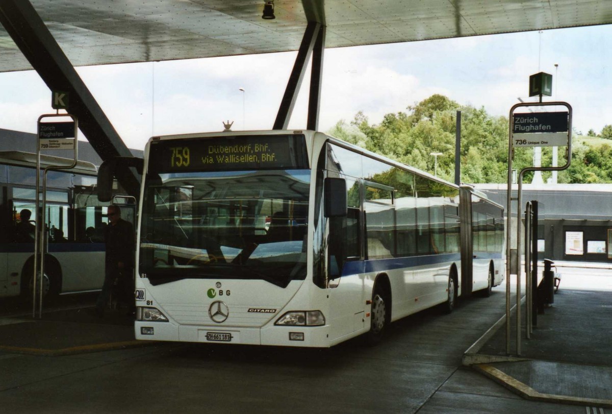 (119'013) - Welti-Furrer, Z�rich - Nr. 81/ZH 661'181 - Mercedes am 10. Juli 2009 in Z�rich, Flughafen