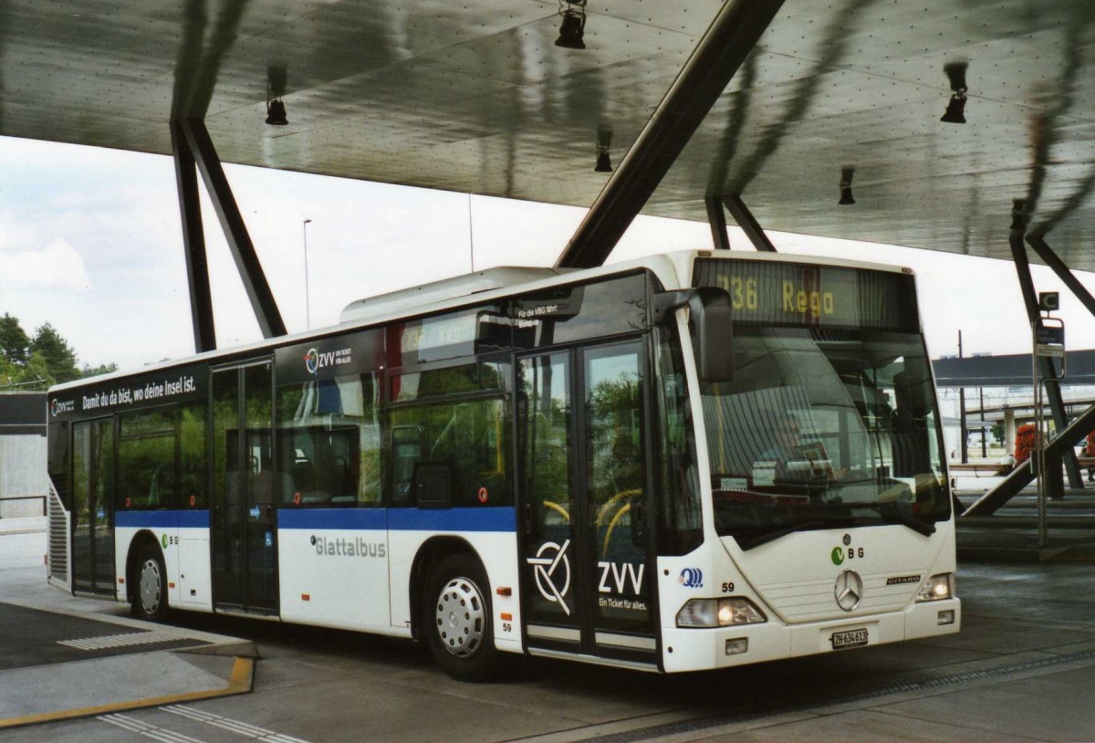 (119'028) - Welti-Furrer, Z�rich - Nr. 59/ZH 634'613 - Mercedes (ex Fr�hlich, Z�rich Nr. 613) am 10. Juli 2009 in Z�rich, Flughafen