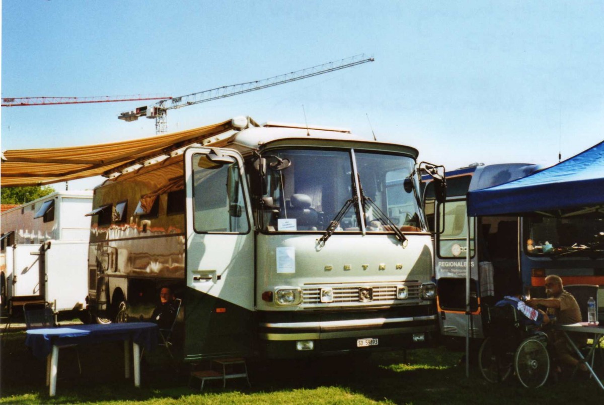 (119'828) - Rubitschung, M�mliswil - SO 59'893 - Setra am 15. August 2009 in Zug, Wohnbustreffen