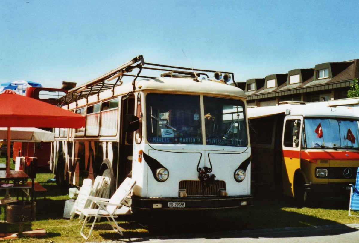 (119'906) - K�ndig, Affeltrangen - TG 29'088 - FBW/R&J (ex P 25'505; ex P 22'304) am 15. August 2009 in Zug, Wohnbustreffen
