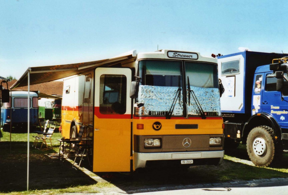 (119'909) - Treuthardt, T�gerwilen - TG 2112 - Mercedes/Lauber (ex P 19'915; ex Lehner, B�rchen Nr. 2) am 15. August 2009 in Zug, Wohnbustreffen