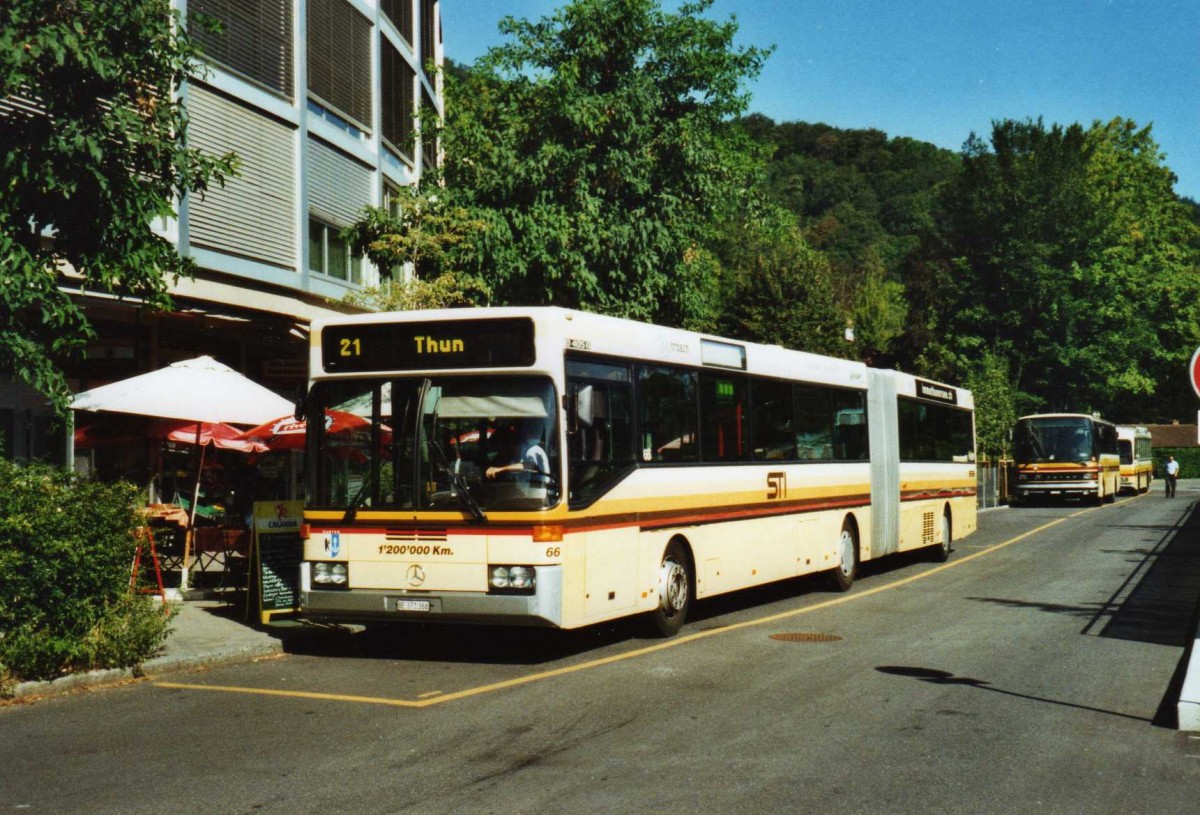 (120'817) - STI Thun - Nr. 66/BE 371'366 - Mercedes am 31. August 2009 bei der Schiffl�ndte Thun