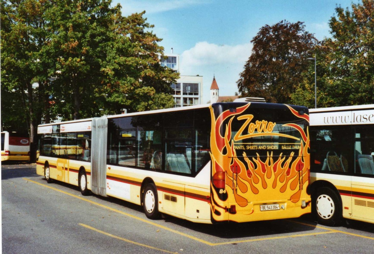 (121'422) - STI Thun - Nr. 84/BE 543'384 - Mercedes am 2. Oktober 2009 bei der Schiffl�ndte Thun