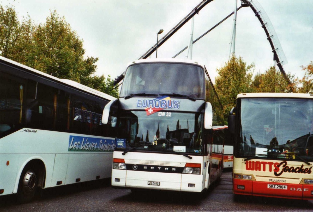 (121'437) - Aus der Schweiz: Welti-Furrer, Z�rich - Nr. 32/ZH 5032 - Setra am 18. Oktober 2009 in Rust, Europapark