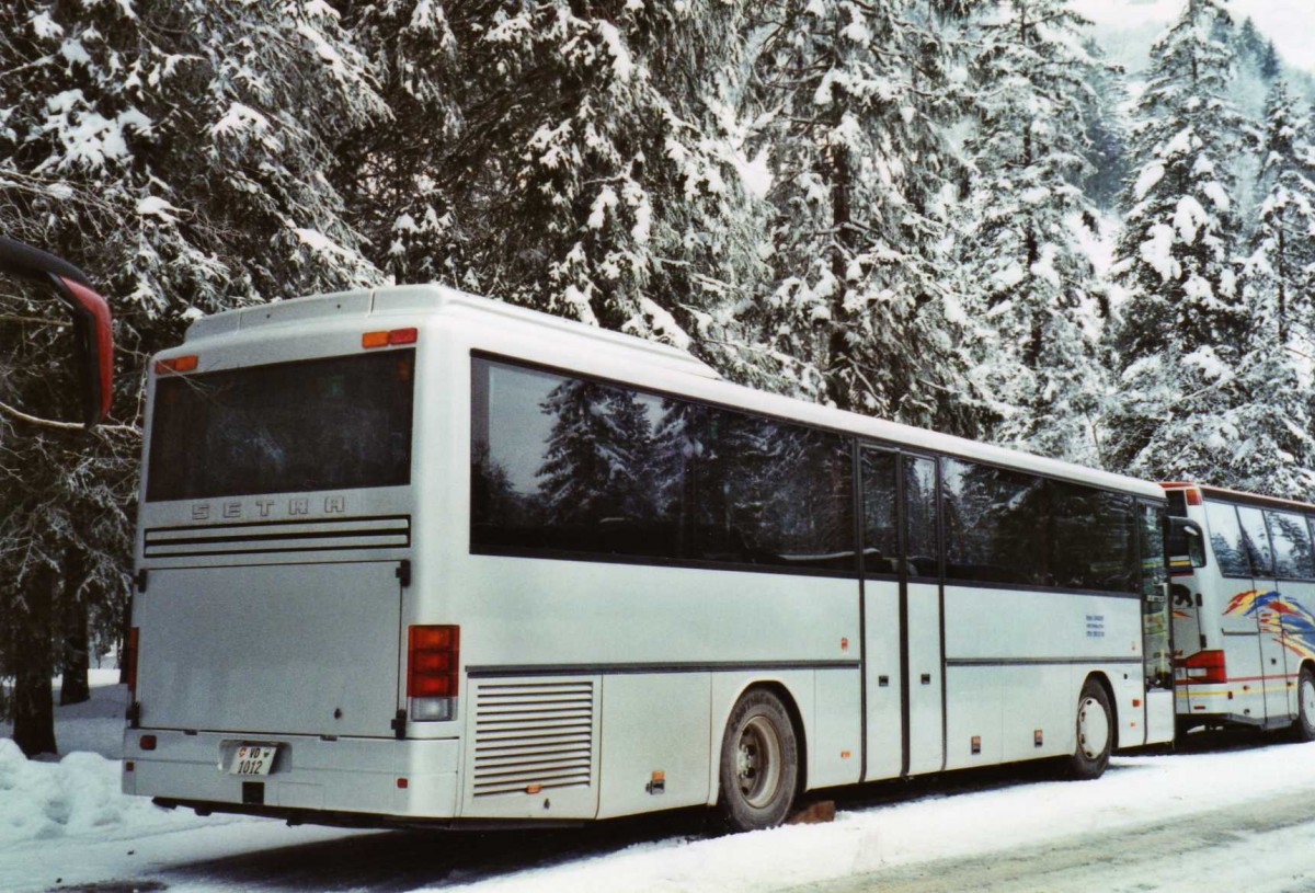 (123'718) - Gander, Ch�teau-d'Oex - VD 1012 - Setra am 9. Januar 2010 in Adelboden, Unter dem Birg