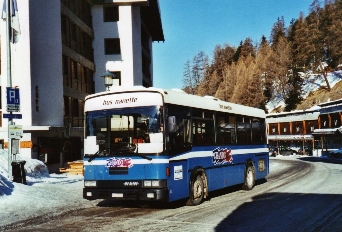 (124'620) - Espace Tourisme, Riddes - Nr. 549/VS 237'303 - NAW/R&J (ex VBL Luzern Nr. 549; ex Gowa, Luzern Nr. 49) am 9. M�rz 2010 in Chandolin, Verkehrsb�ro