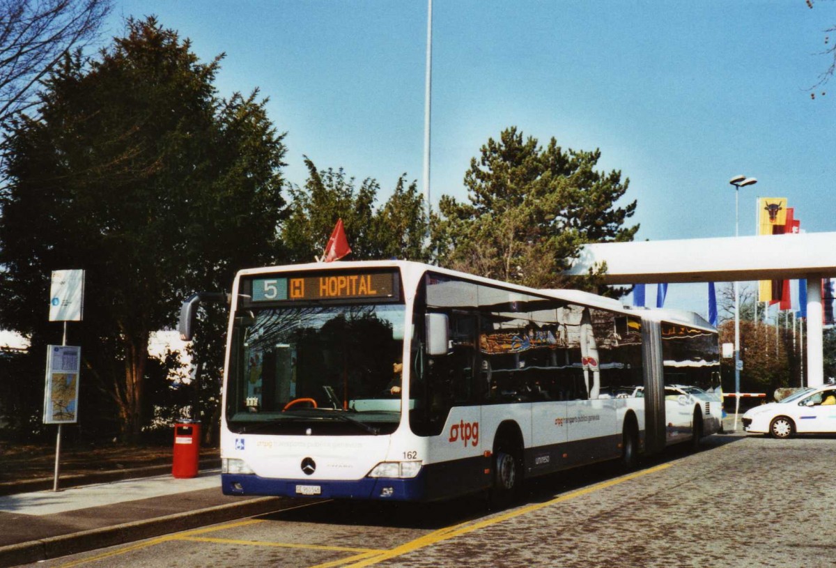 (124'909) - TPG Gen�ve - Nr. 162/GE 960'546 - Mercedes am 13. M�rz 2010 in Gen�ve, Palexpo