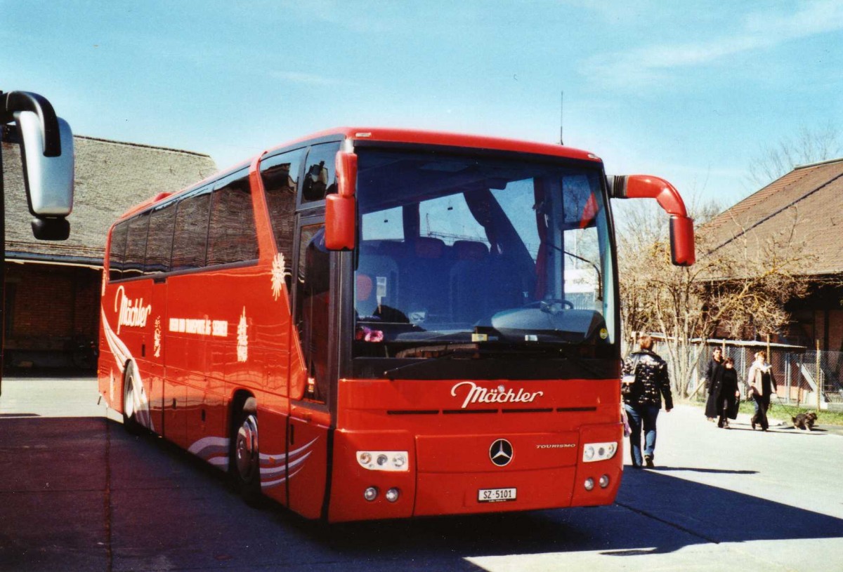 (125'132) - M�chler, Siebnen - SZ 5101 - Mercedes am 19. M�rz 2010 in Thun, Expo
