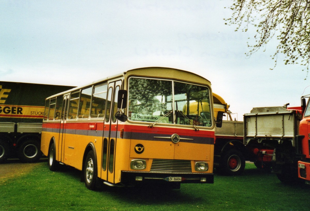 (126'005) - Rothmayr, Wermatswil - ZH 86'604 - Saurer/T�scher am 1. Mai 2010 in Arbon, Arbon Classics 