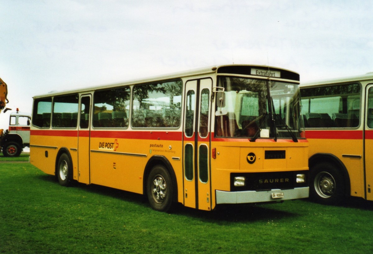 (126'016) - Ruklic, Schaffhausen - SH 90'004 - Saurer/T�scher (ex Schett, Sargans) am 1. Mai 2010 in Arbon, Arbon Classics