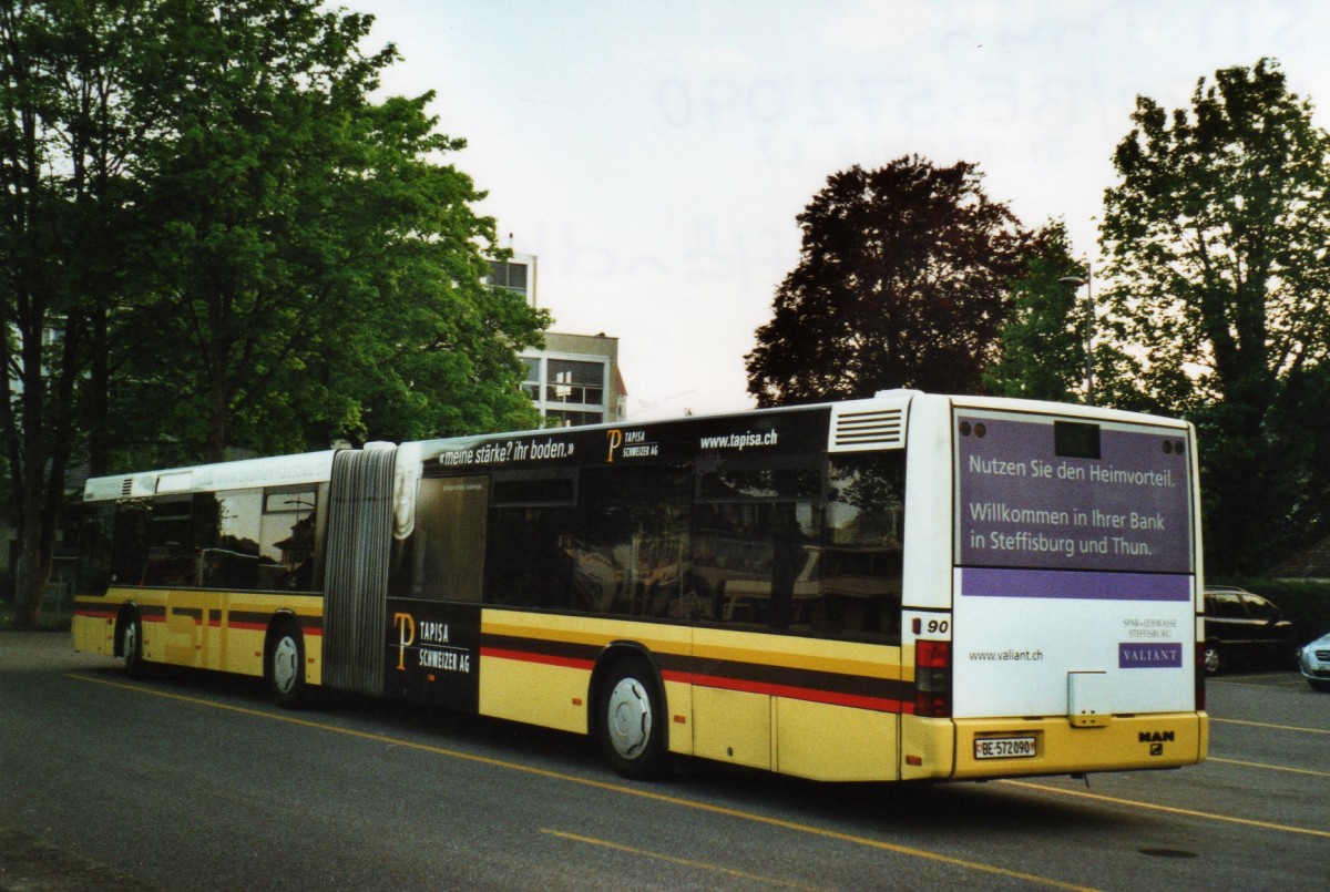 (126'431) - STI Thun - Nr. 90/BE 572'090 - MAN am 22. Mai 2010 bei der Schiffl�ndte Thun