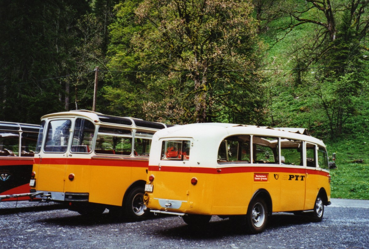 (126'631) - Schmid, Th�rishaus - Nr. 3/BE 26'760 - Saurer/Gangloff (ex Geiger, Adelboden Nr. 3) am 29. Mai 2010 in Kiental, Tschingel