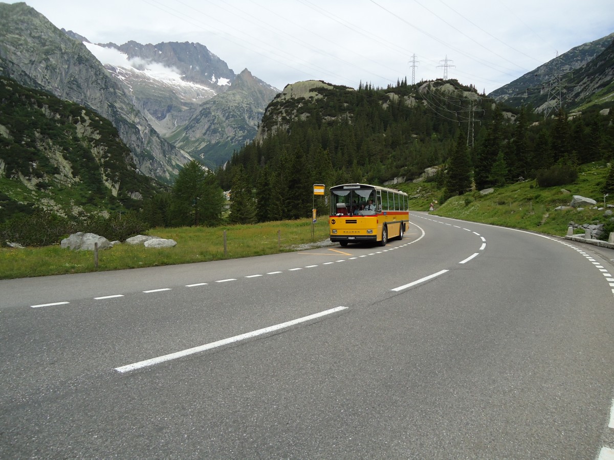 (127'525) - AVG Meiringen - Nr. 74/BE 607'481 - Saurer/R&J (ex P 24'357) am 4. Juli 2010 in Handegg, Kunzent�nnlen