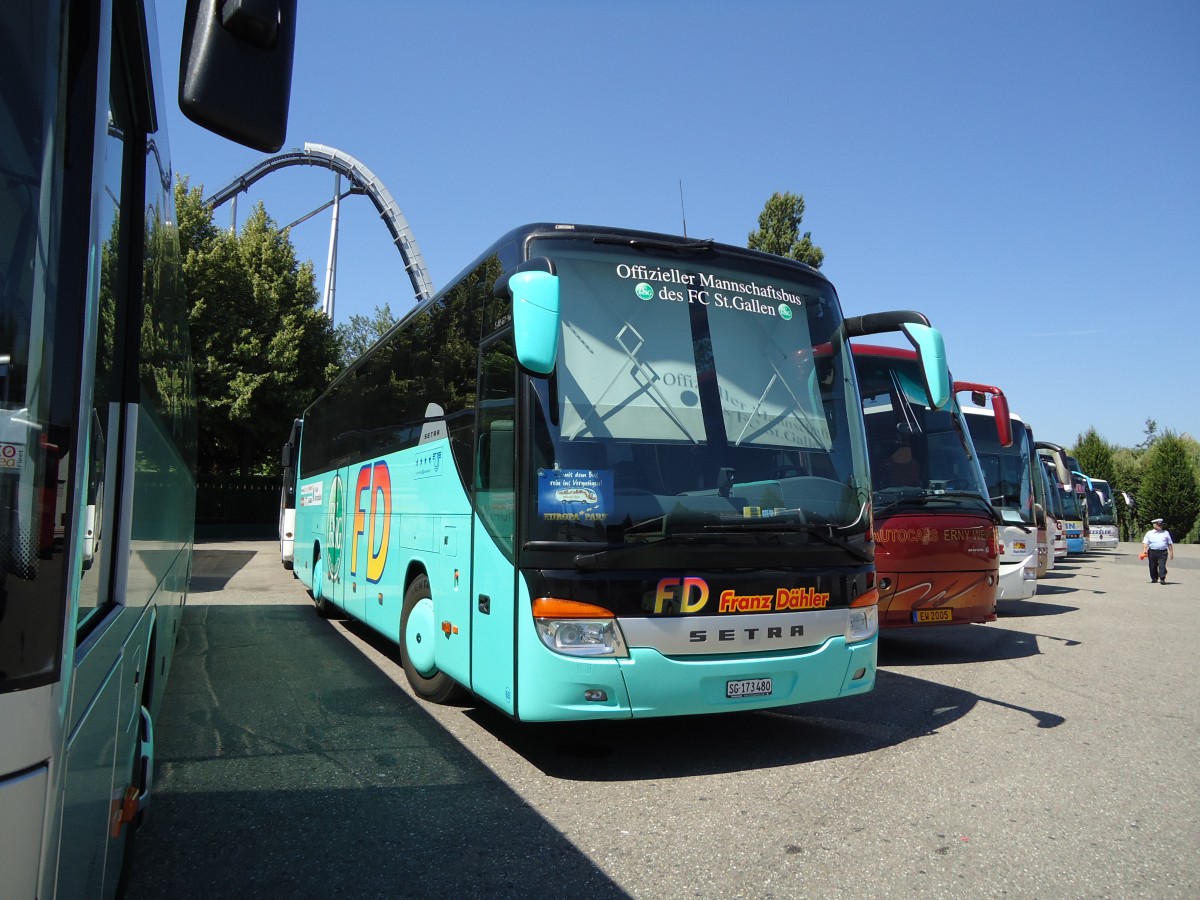 (127'733) - Aus der Schweiz: D�hler, Niederuzwil - Nr. 68/SG 173'480 - Setra am 7. Juli 2010 in Rust, Europapark