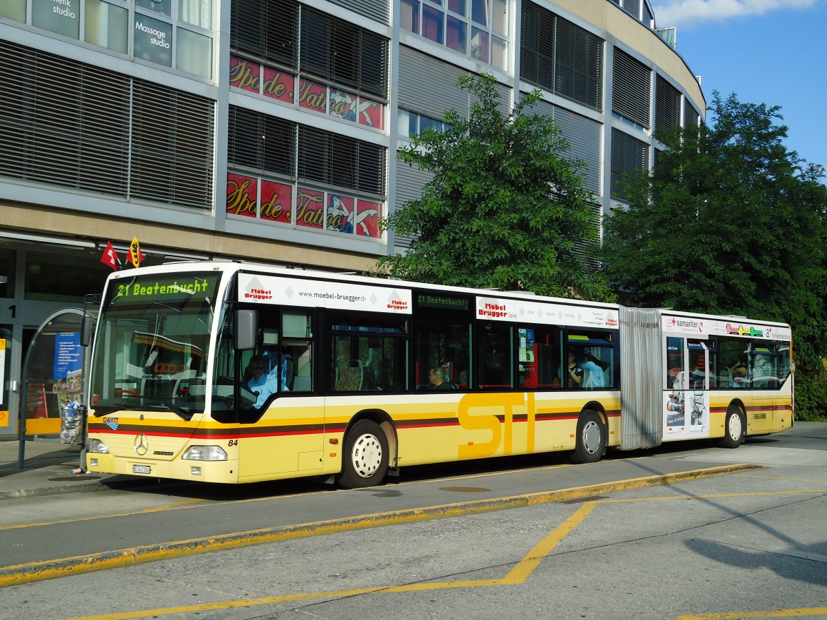 (128'125) - STI Thun - Nr. 84/BE 543'384 - Mercedes am 31. Juli 2010 bei der Schiffl�ndte Thun