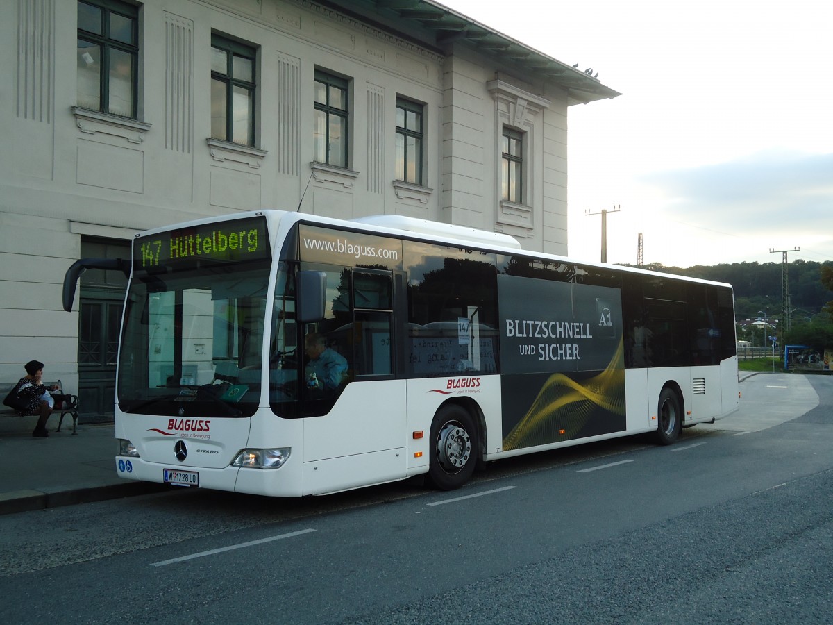 (128'474) - Blaguss, Wien - Nr. 9079/W 1728 LO - Mercedes am 9. August 2010 in Wien, H�tteldorf