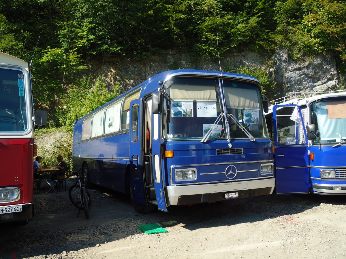 (128'935) - Neuhaus, Villars-sur-Gl�ne - FR 28'287 - Mercedes am 22. August 2010 in Thayngen, Wohnbustreffen