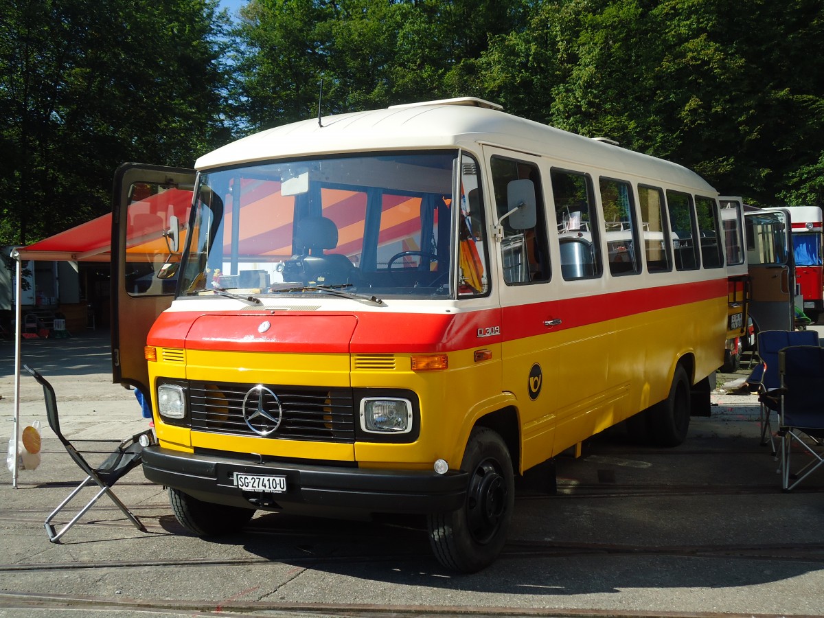 (128'944) - Amsler, Fr�msen - SG 27'410 U - Mercedes/T�scher am 22. August 2010 in Thayngen, Wohnbustreffen