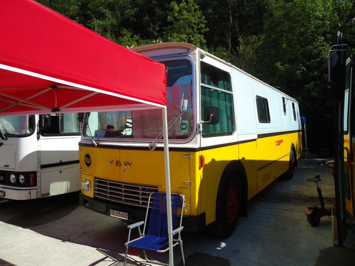 (129'009) - Sch�r, Ettenhausen - TG 175'032 - FBW/Hess (ex Fehlmann, Brittnau; ex Landolt, Langenthal; ex 24'174) am 22. August 2010 in Thayngen, Wohnbustreffen