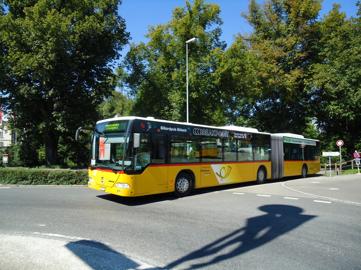(129'069) - PostAuto Z�rich - Nr. 194/ZH 780'781 - Mercedes (ex Nr. 27) am 22. August 2010 beim Bahnhof Frauenfeld