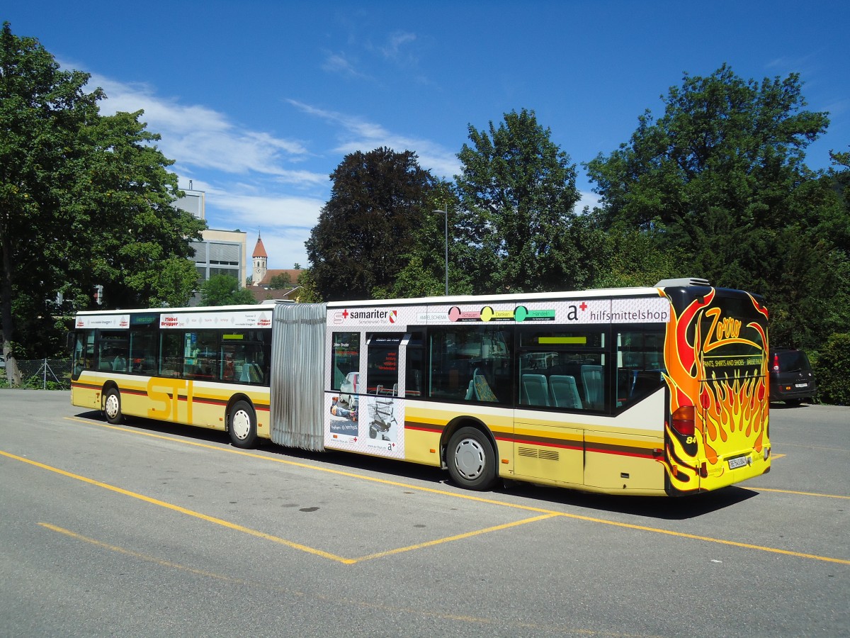 (129'140) - STI Thun - Nr. 84/BE 543'384 - Mercedes am 26. August 2010 bei der Schiffl�ndte Thun