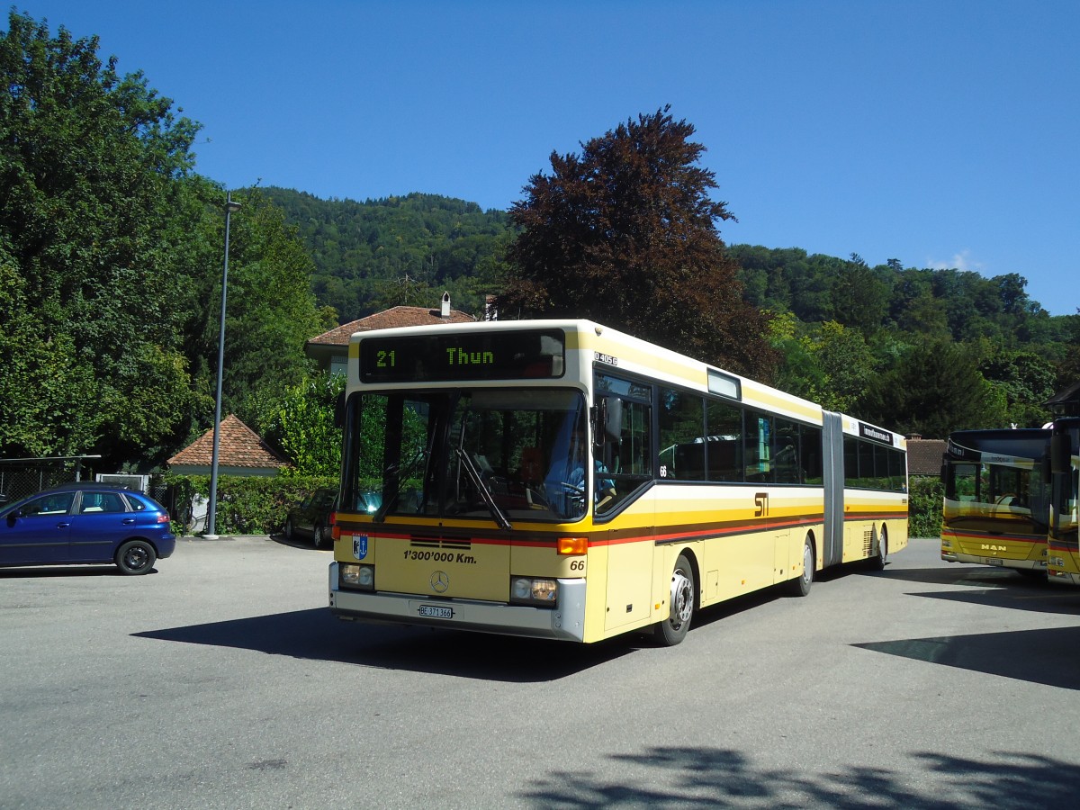 (129'200) - STI Thun - Nr. 66/BE 371'366 - Mercedes am 1. September 2010 bei der Schiffl�ndte Thun