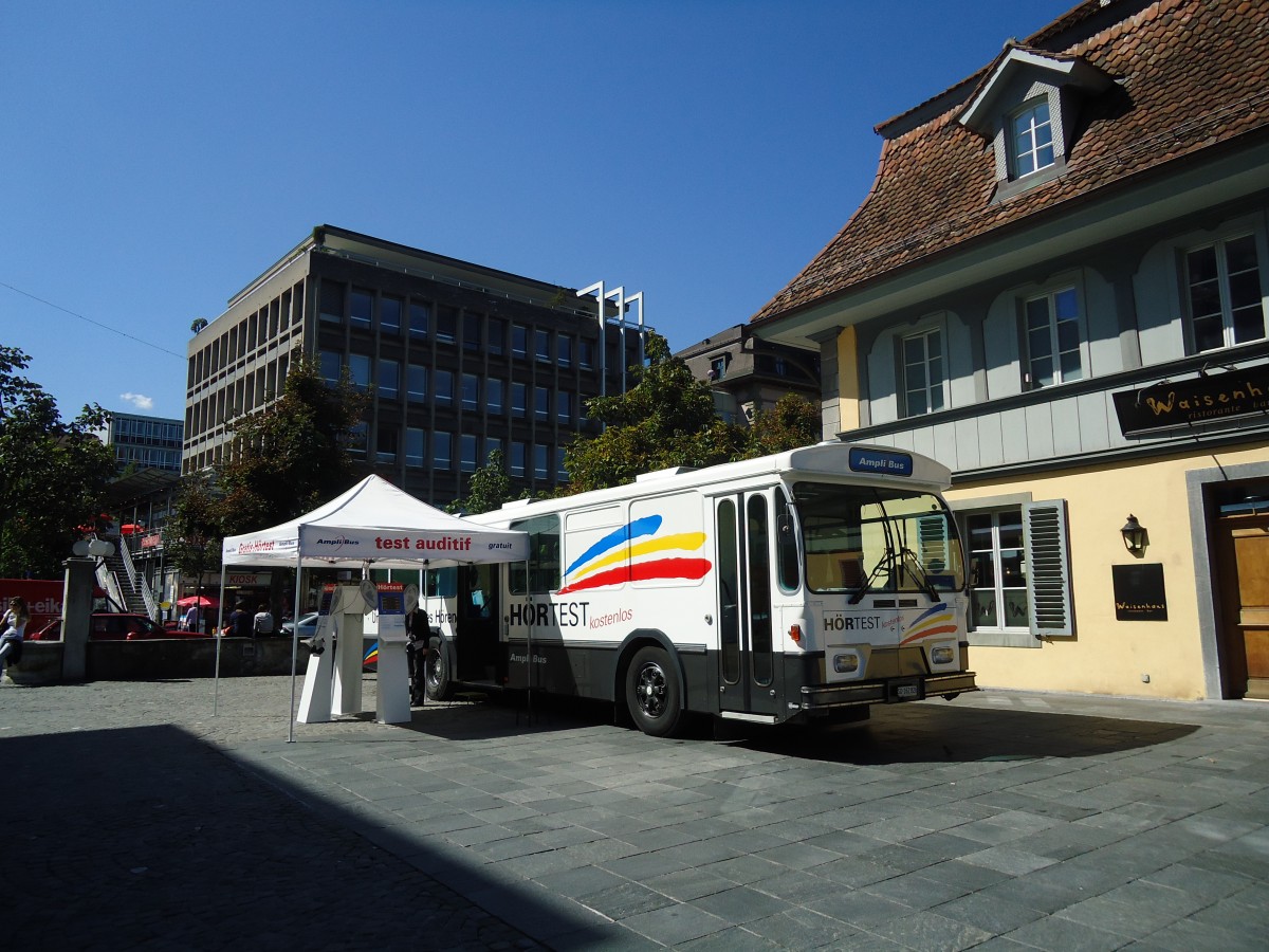 (129'214) - AmpliBus, Baar - SO 162'826 - Saurer/Hess (ex H�rpunkt, St. Gallen; ex RTB Altst�tten Nr. 22) am 3. September 2010 in Thun, Waisenhausplatz