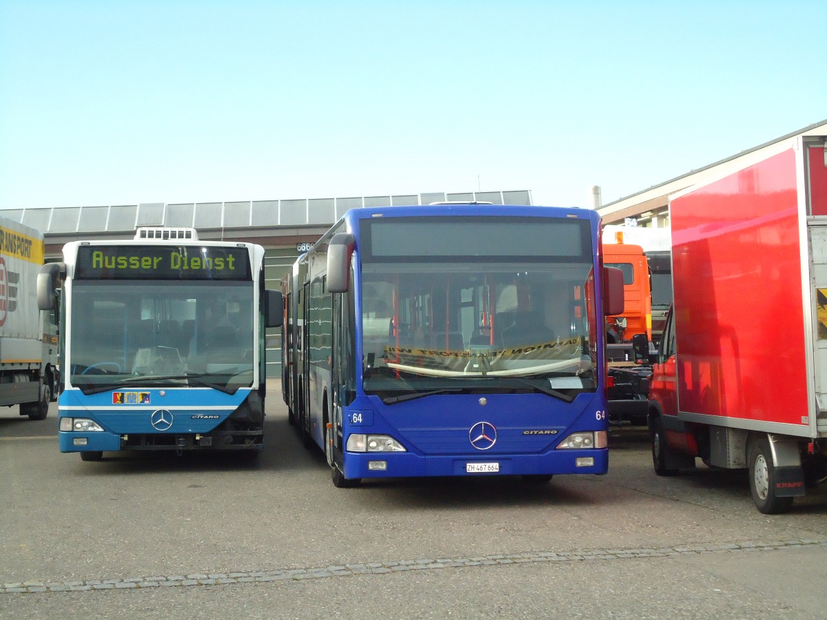 (129'696) - BLWE Wattwil - Nr. 2 - Mercedes + VZO Gr�ningen - Nr. 64/ZH 467'664 - Mercedes am 15. September 2010 in Wil, Larag